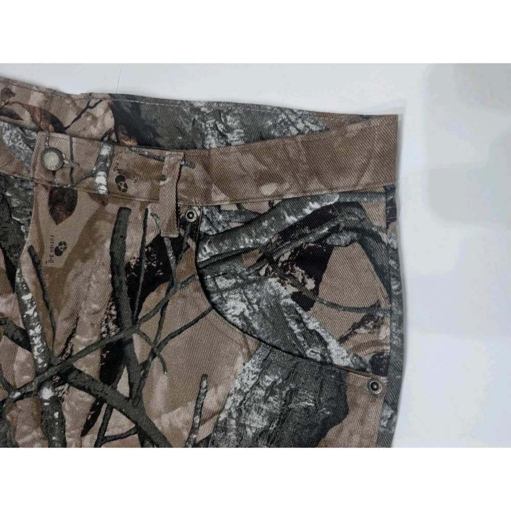 Wrangler Reeltree Fusion 3D Camo Jeans Mens 38x30 Double Knee Hunting 97GR1FS - Picture 7 of 11